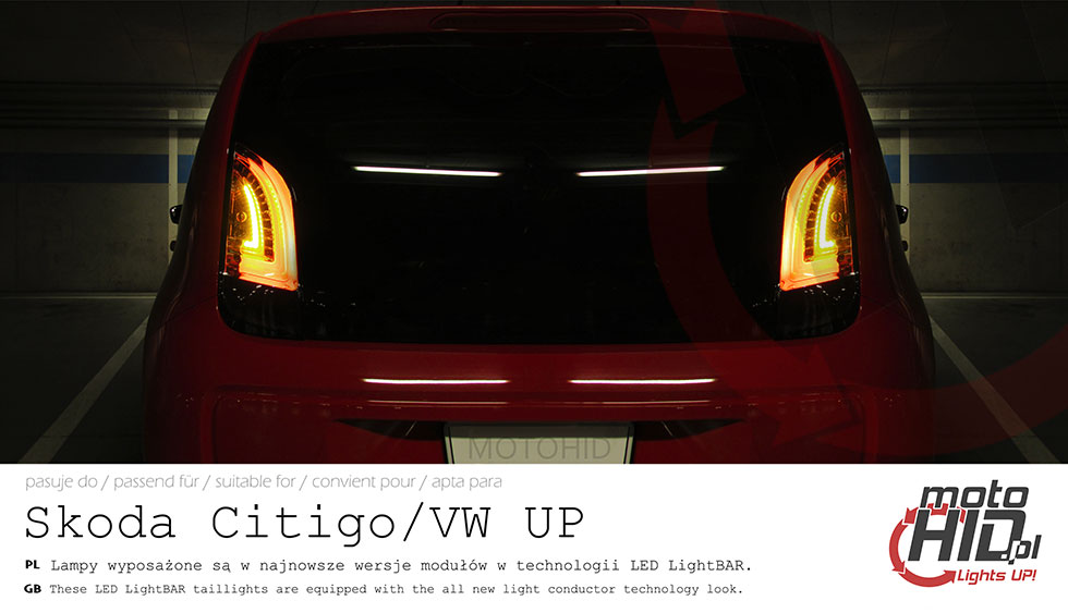 VW UP! LED TAILLAMPS